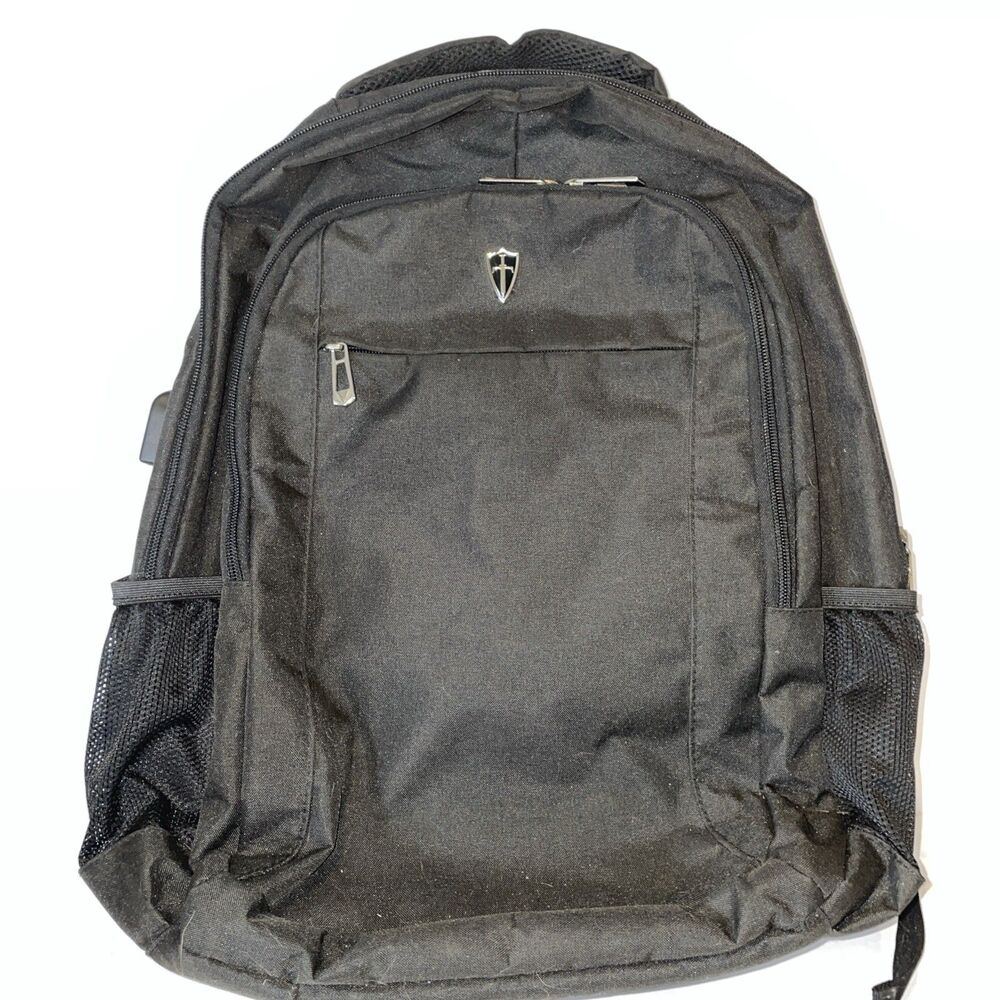 Victoria Tourist Anti-Theft Laptop Backpack - USB Port & Combination Lock EUC